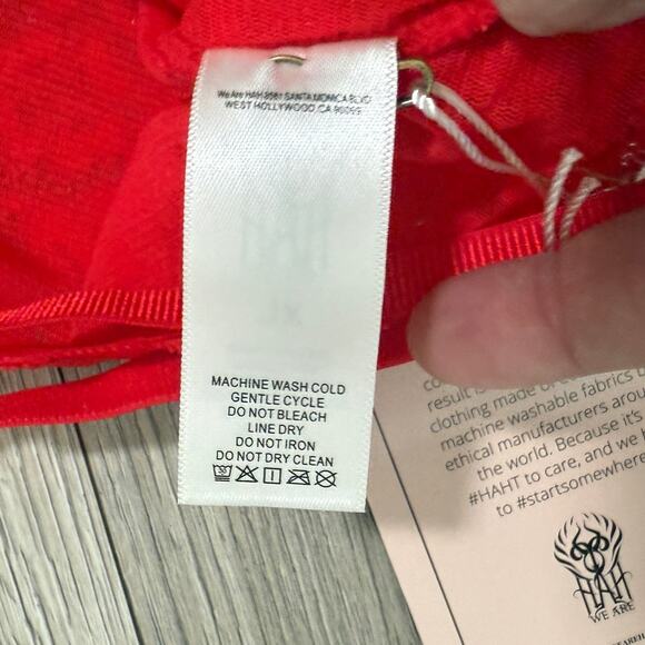 We Are HAH Spinster Thong Lace Bodysuit - Siren Red - Reversible - Size XL - $98 - Picture 7 of 8